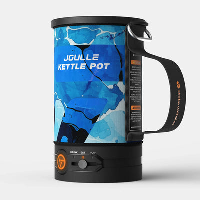 Stoke Voltaics Kettle Pot electric kettle pot with glacier blue design and all-purpose controls