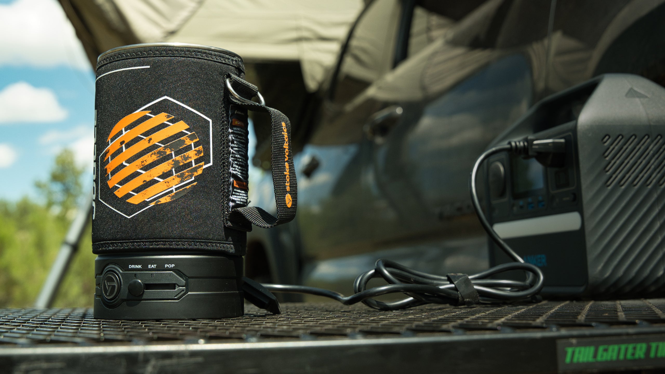 Kettle Pot Portable Electric Kettle for Camping | Stoke Voltaics